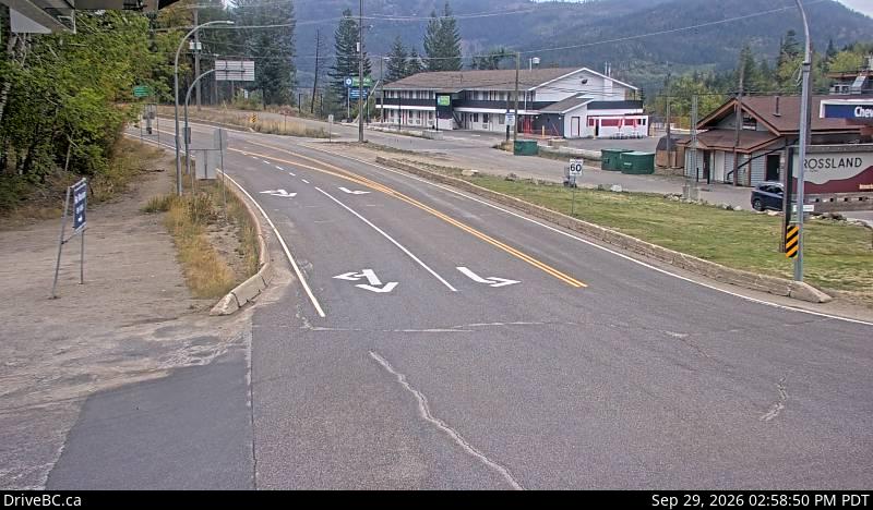 Rossland northbound
